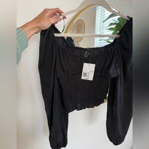 forever 21 black long sleeve top